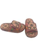 Chanclas Infantiles Capibara Marrón Talla 26-27