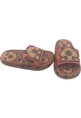 Chanclas Infantiles Capibara Marrón Talla 28-29
