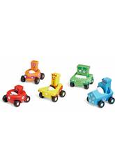 NumberBlocks Pack 5 de Minivehículos de los Numberblocks