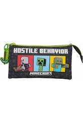 Minecraft Portatodo Triple Hostile Behavior de 12x22x3 cm