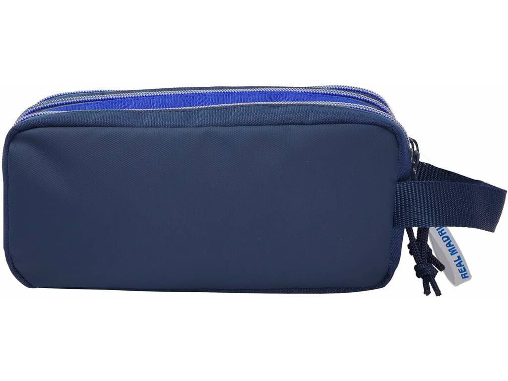 Real Madrid Portatudo Triplo Preto e Azul com 3 Corpos de 10x22x7 cm 