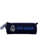 Real Madrid Portatodo Negro y Azul de 7x21x9 cm