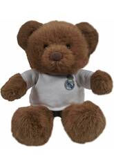 Real Madrid Peluche Osito Marrón de 25 cm con Camiseta