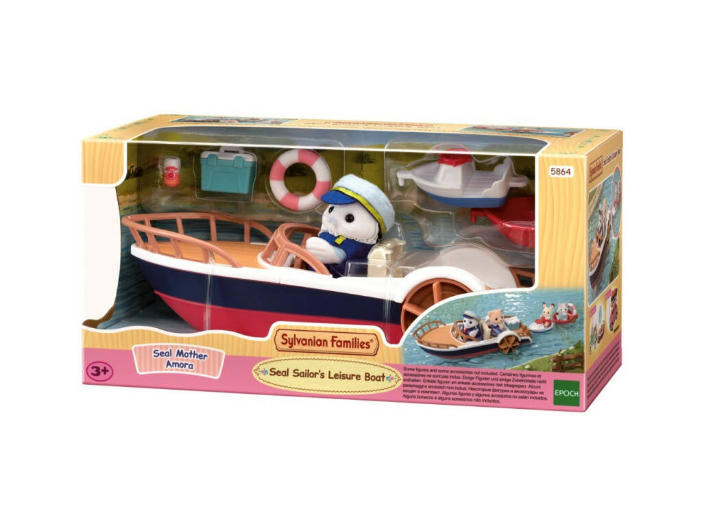 Sylvanian Families Lancha de Amora Mamá Foca