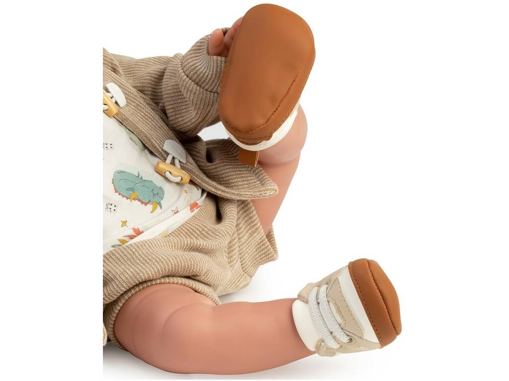 Poupée bébé au poids réel Unai de 42 cm avec chaussons