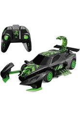 Coche Radio Control Transformable Scorpion Chariot Verde 1:16 con Efecto Humo y Luz
