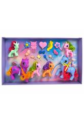 Set 6 Unicornios con Accesorios