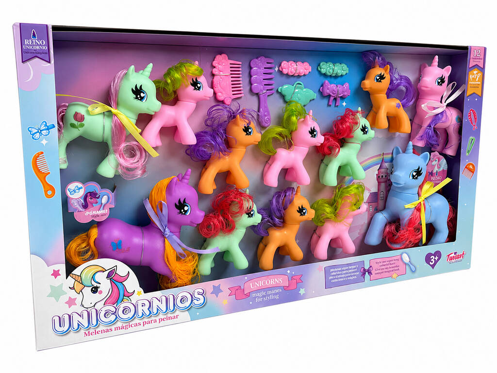 Set 12 Unicornios con Accesorios - imagen 2