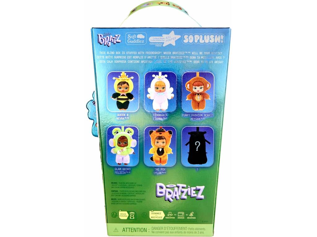 Bratz Bratziez Iconz Bestiez Seriez Peluche Colgante Sorpresa
