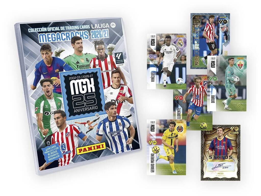 Megacracks Trading Cards La Liga 2026-27 Super Pack de Lanzamiento