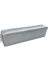 Portatodo Eraccmina Plateado Brillante de 6x21x4 cm