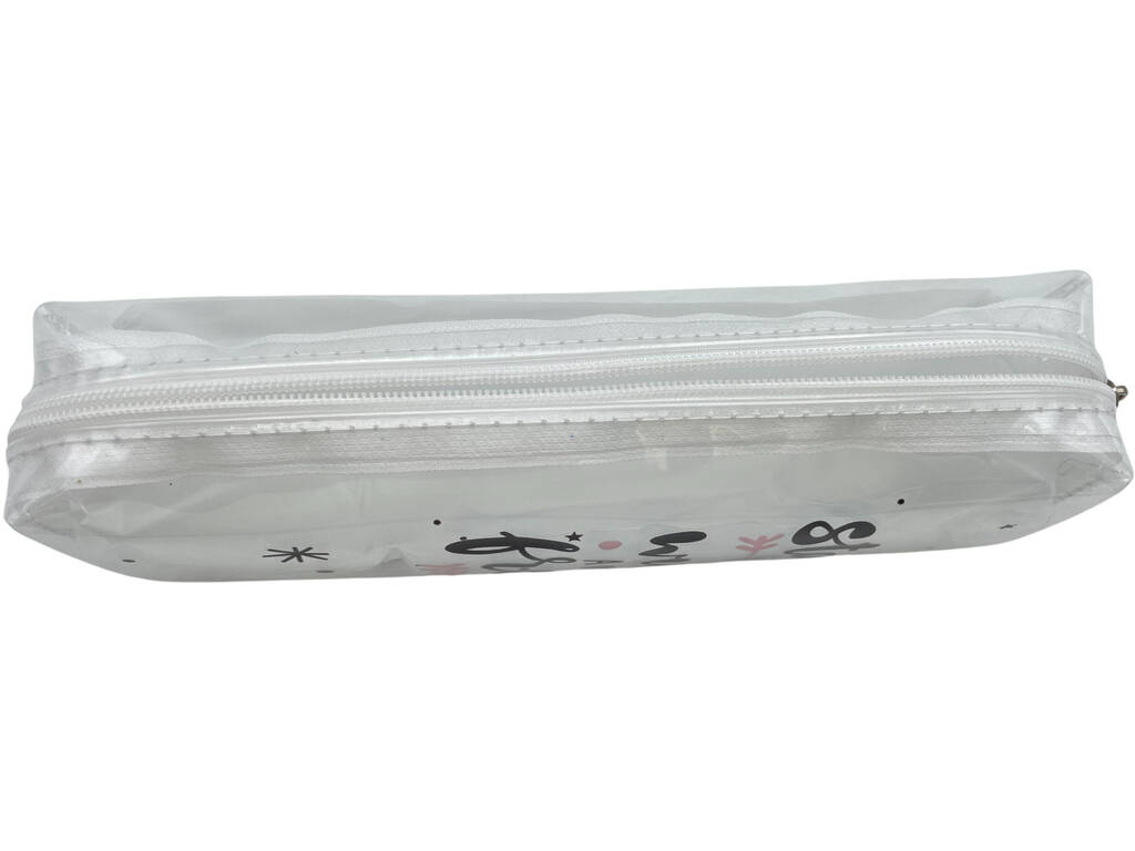 Portatodo Transparente Stay Wild And Free de 6x19x4,5 cm