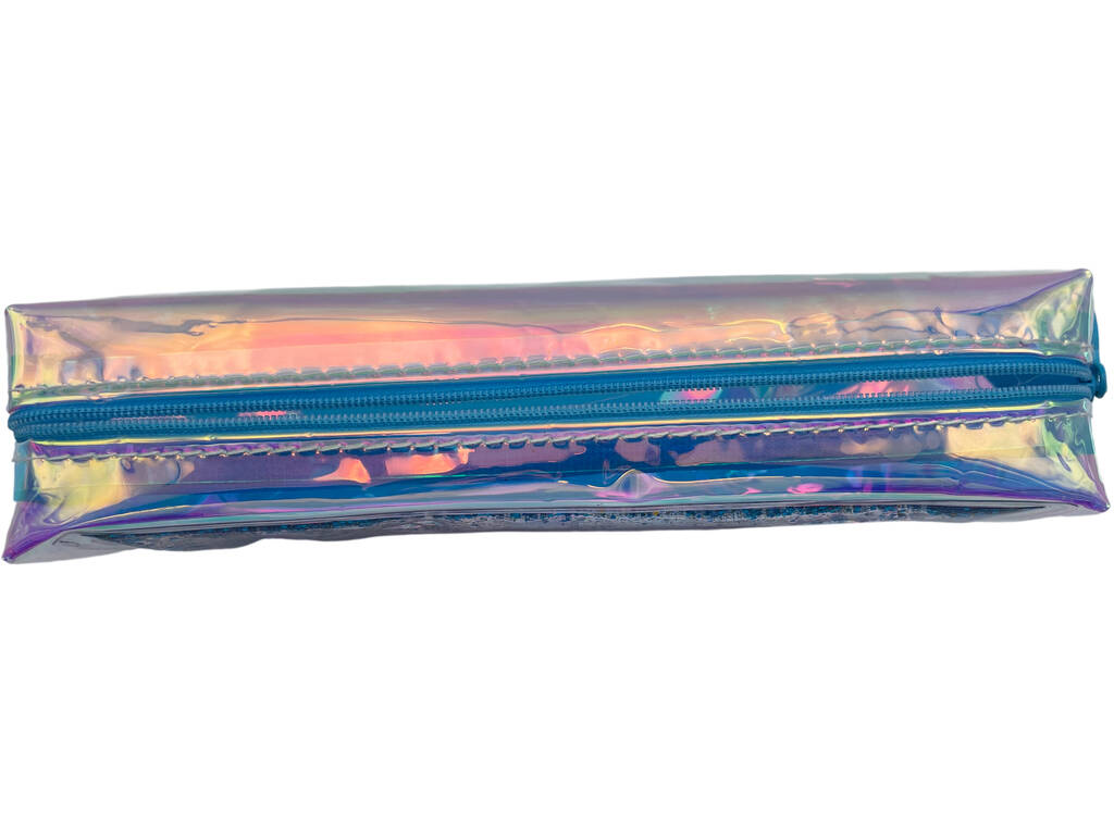 Astuccio unicorno con glitter da 8x21x5 cm