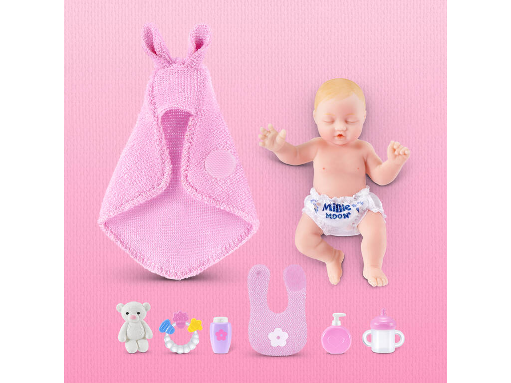 Zuru My Mini Baby Muñeca Rubia Mom & Baby Surprise con Accesorios