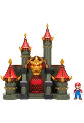 Super Mario Set de jeu Deluxe Bataille au château de Bowsy Maravilla avec figurine Mario