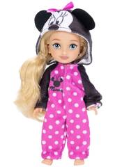 Disney Ily 4Ever Muñeca Snugg Styles Ily de 15 cm con Pijama de Minnie Mouse