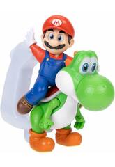 The Super Mario Galaxy Movie Mario auf Yoshi-Figur 20 cm