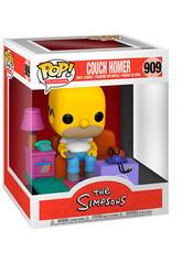 Funko Pop Television The Simpsons Figura Deluxe Homer sul divano
