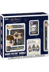 Funko Bundle Box Harry Potter con Figura, Minifigura, Llavero y Bolígrafo