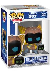 Funko Pop! Games Astro Bot Figura Tooled-Up Mechanic