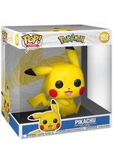 Funko Pop Games Pokémon Figura Jumbo Pikachu Sentado