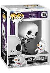 Funko Pop Pesadilla Antes de Navidad Figura Jack Skellington con Zero