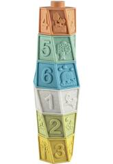 Set Apila y Descubre de 6 Piezas con Números y Formas