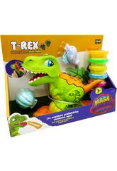 Masa de Moldear Set T-Rex Dino Parque con Plastilina y Accesorios