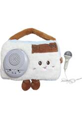 Karaoke Huggy Mi Amigo Musical Bolso de Peluche de 20x28x10 cm con Micrófono