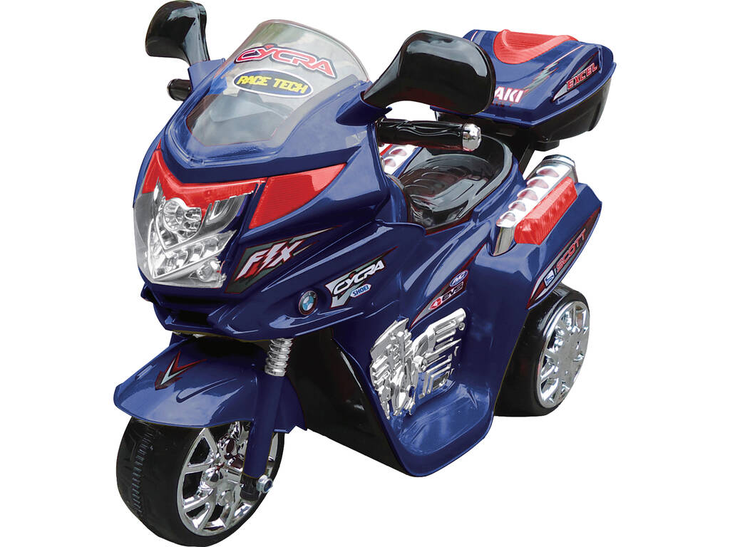 Moto a Batteria 6.V Cycra Con Musica e Luce