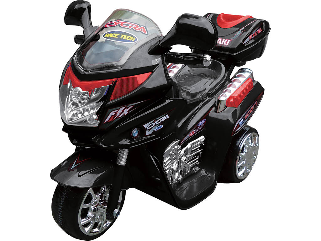Moto a Batteria 6.V Cycra Con Musica e Luce