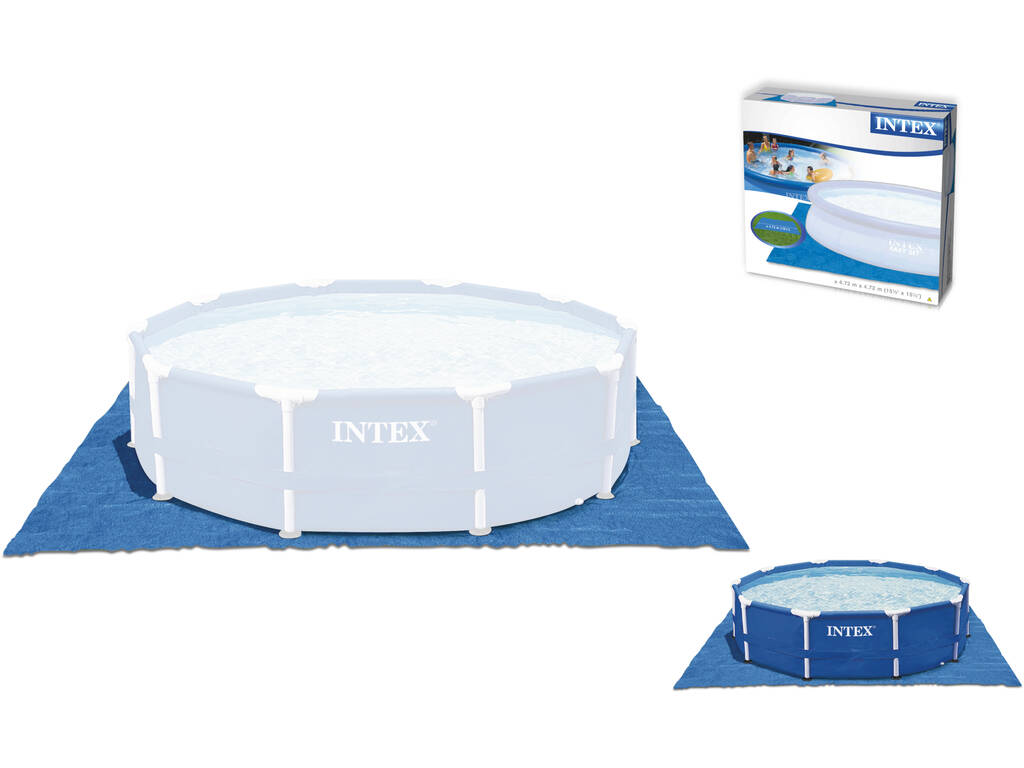 Tappeto di protezione Suolo Per Piscine 472x472 cm Intex 28048