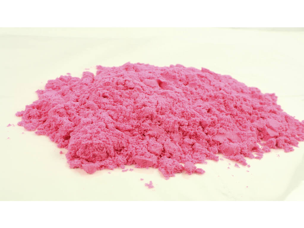 Areia Mágica 1 Kgr. Rosa com Acessórios 16 peças