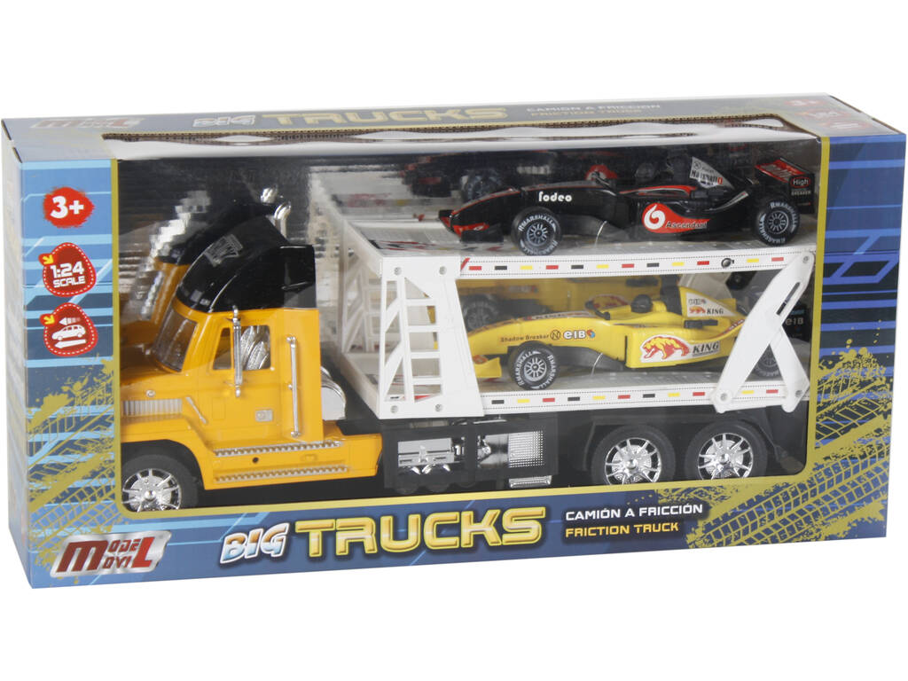 Camion Porte Voitures Avec 2 Formule 1