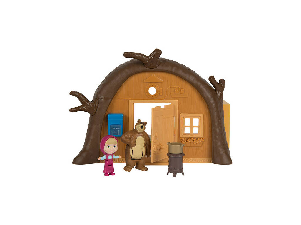 Playset Casetta dell'Orso e Masha 