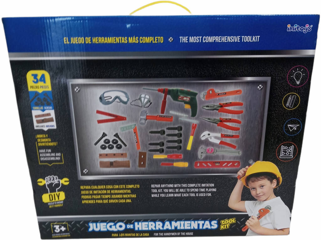 Set Di Attrezzi Con 34 pezzi