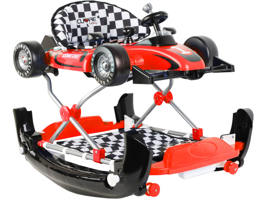 Girello Rosso 3 in 1 Formula 1 Attività