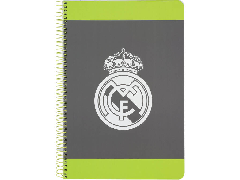 Caderno Folha Capas Duras 80 fls. Real Madrid
