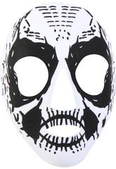 Masque Catrina Blanc Noir