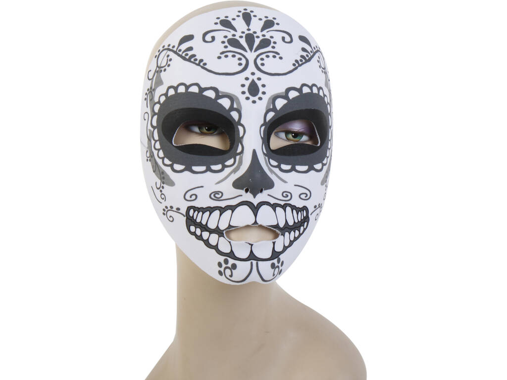 Maschera Katrina Denti Bianca Nera