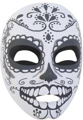 Masque Catrina Dents Blanches Noir