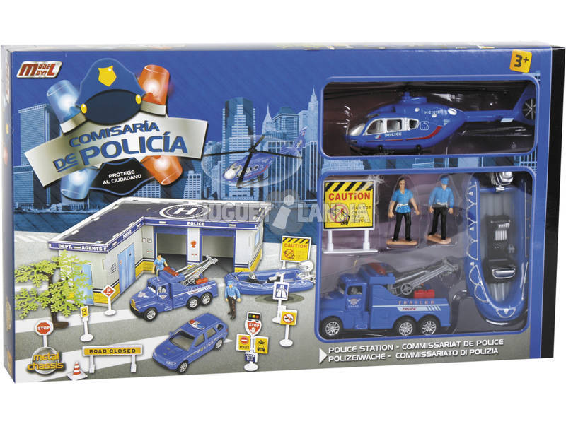 Set de Police Avec Véhicule 34 Pièces