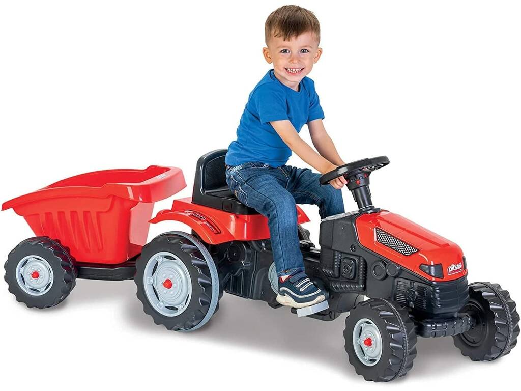 Tracteur à Pédales 143 cm Avec Remorque