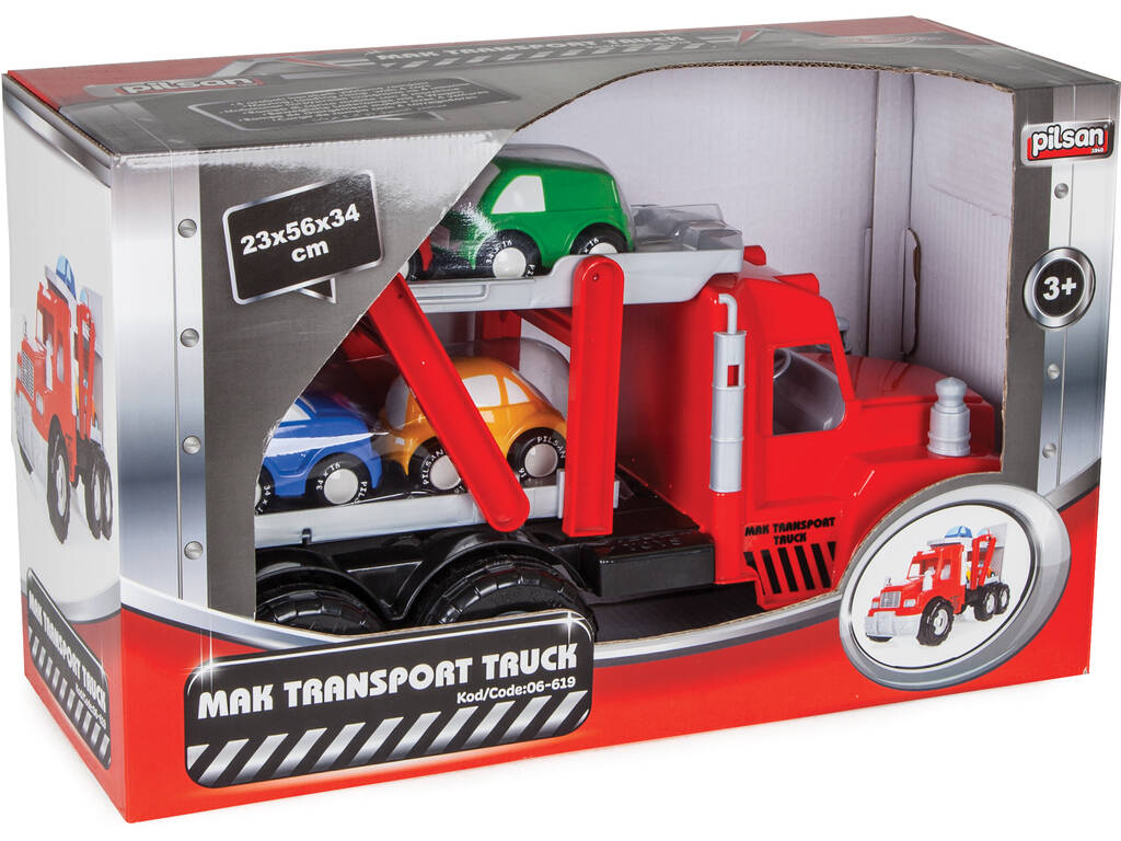 Mega Camion 56cm. Porta Macchine Mak Transport Truck