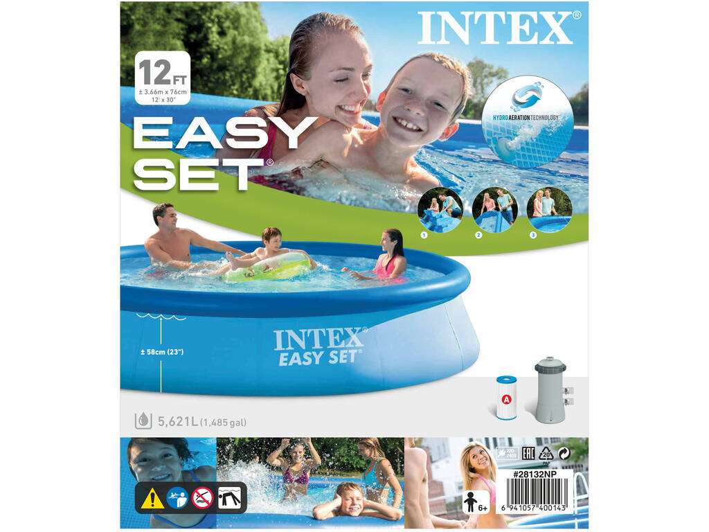 Piscina Desmontable 366x76 cm. Intex 28132