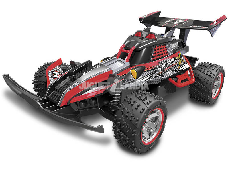 Veicolo telecomandato 1:10 Turbo Panther X2 Rosso Nikko