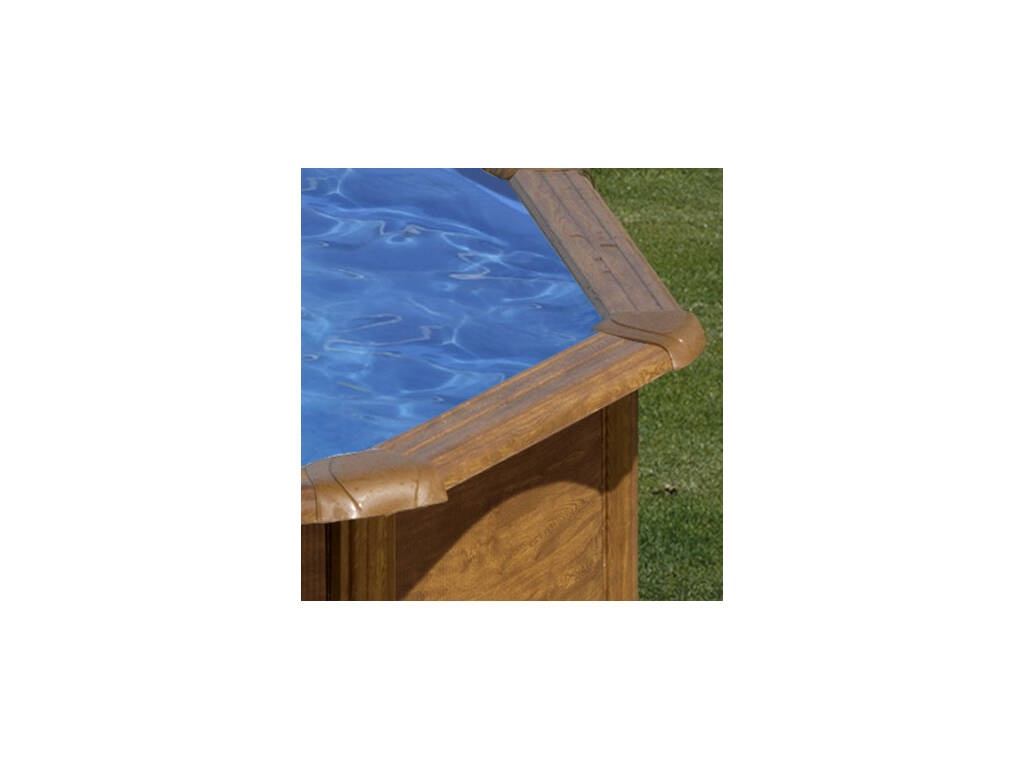 Piscina imitação de Madeira Sicília 500x300x120 Cm Gre KITPROV503W