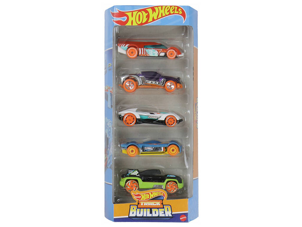 Hot Wheels Pack 5 Véhicules de jouet Mattel 1806 