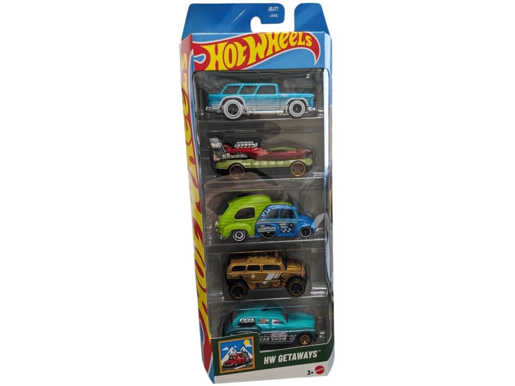 Hot Wheels Pack 5 Véhicules de jouet Mattel 1806 