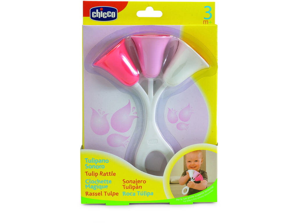 Sonajero Tulipán Rosa Chicco 231